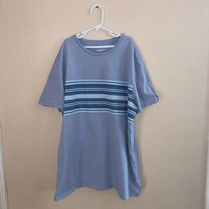 Goodfellow & co baby blue graphic striped tee short sleeve casual indie shirt